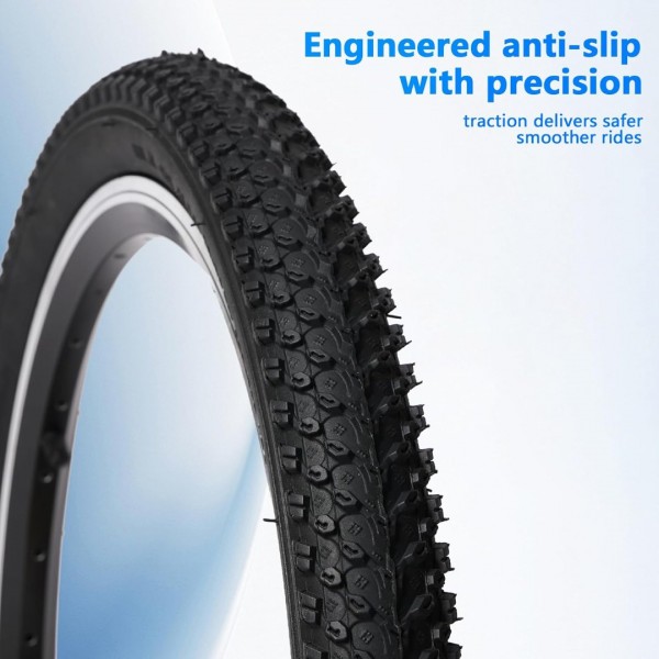 Lukasports 2Pcs Mountain Bike Tires and 2Pcs Tubes...